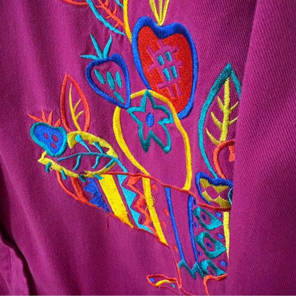 Vintage Embroidered Jacket from 1993 - Picture 3 of 10